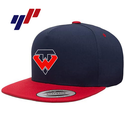Yupoong Y6007 Adult 5-Panel Cotton Twill Snapback Cap - Tampa Warriors Baseball