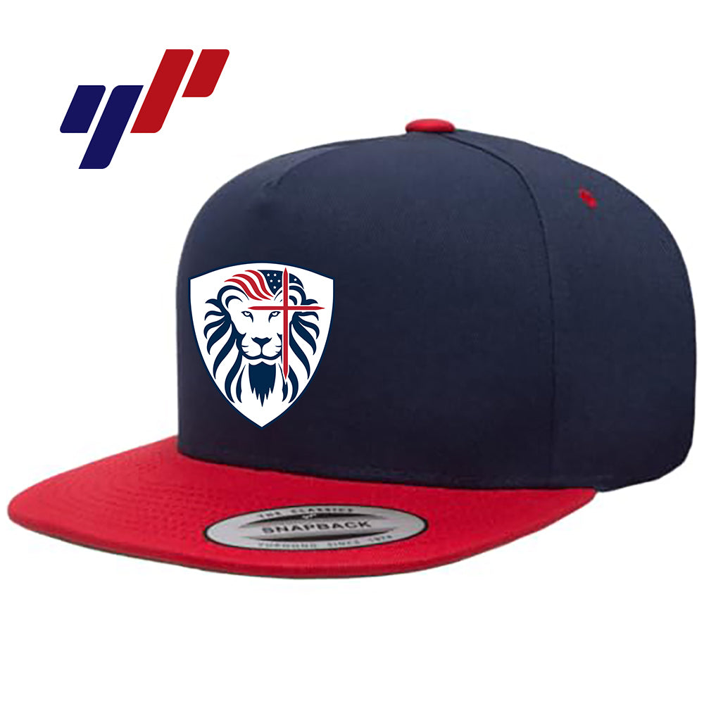 Yupoong Y6007 Adult 5-Panel Cotton Twill Snapback Cap -Orlando Lions Baseball