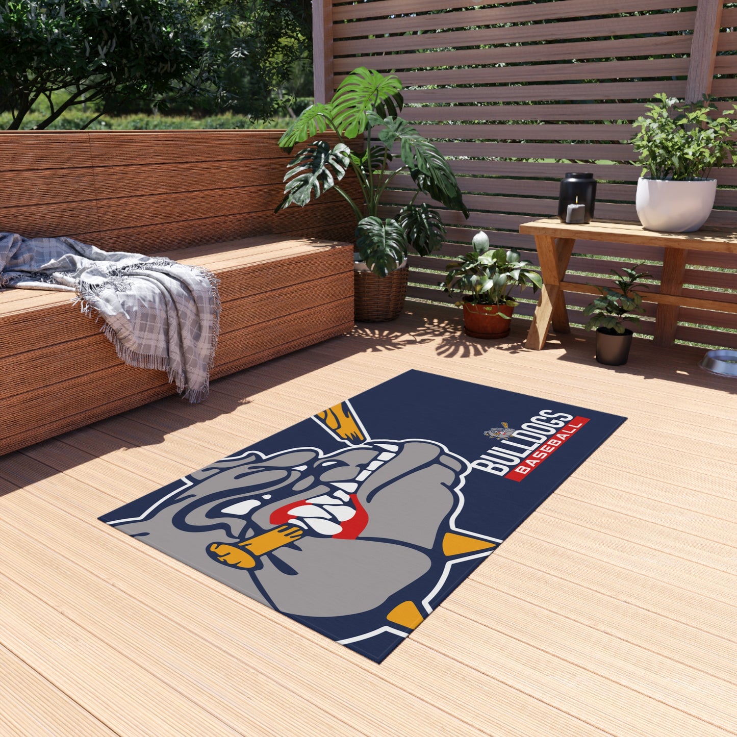 Outdoor Rug Bloomingdale Bulldogs Baseball