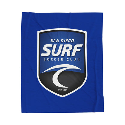 Velveteen Plush Blanket San Diego Surf Soccer