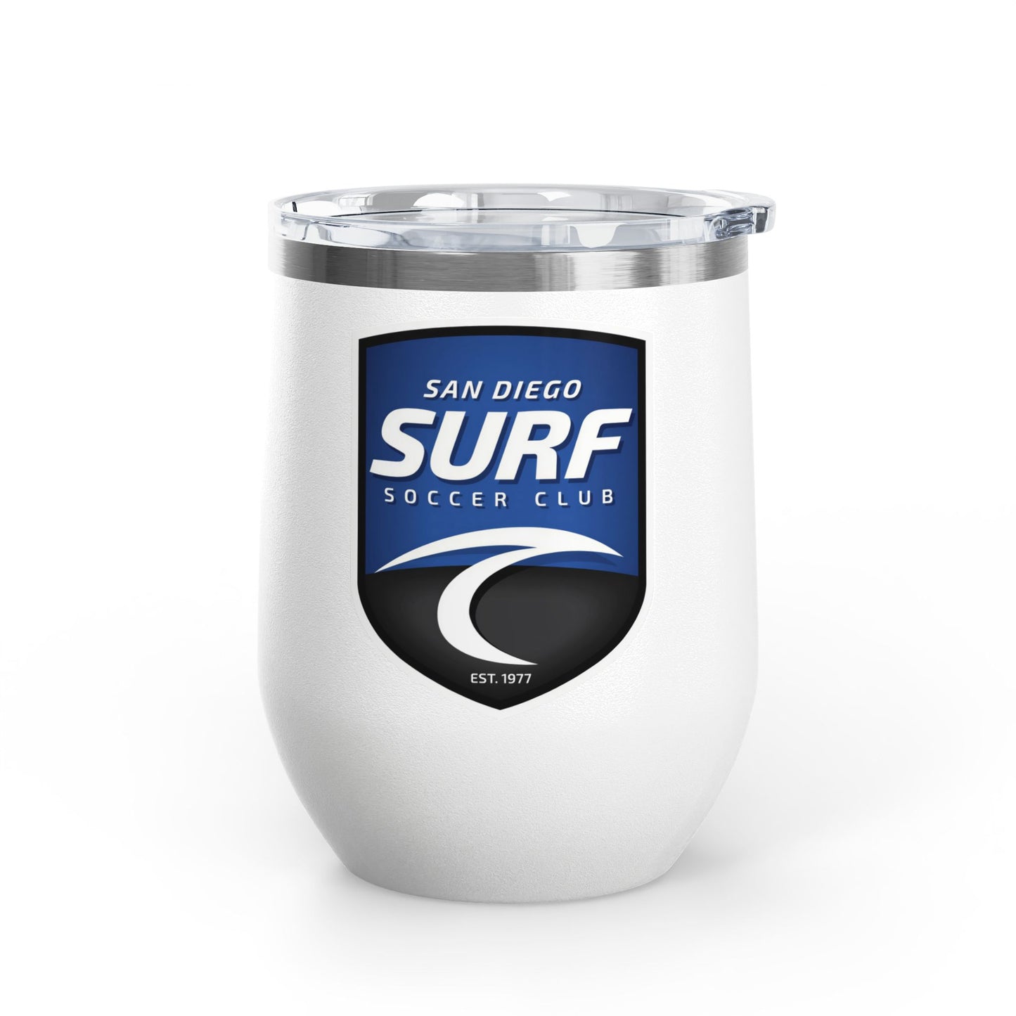 Wine Tumbler, 12oz San Diego Surf Soccer