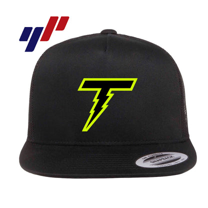 Yupoong 6006 Adult 5-Panel Classic Trucker Hat - DTF PRINTED - Ponte Vedra Thunder Baseball