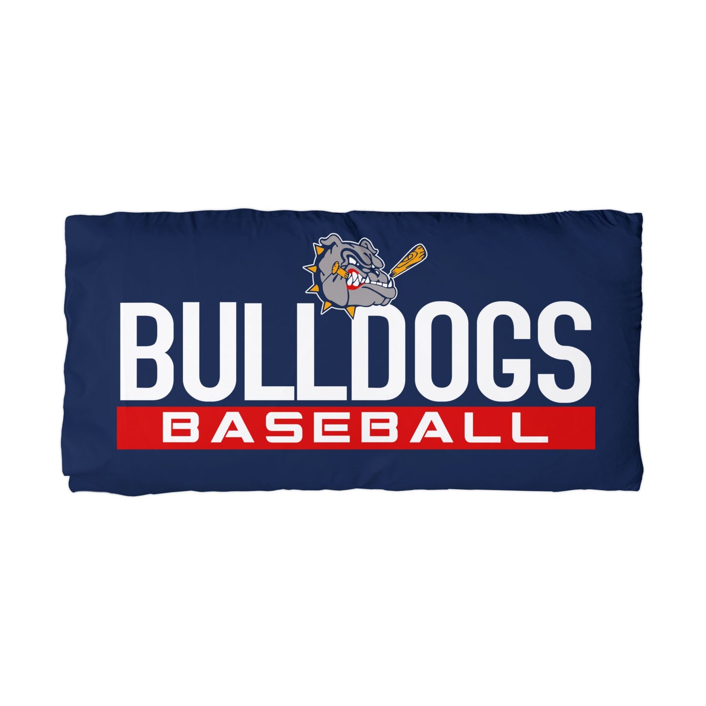 Microfiber Pillowcase Bloomingdale Bulldogs Baseball
