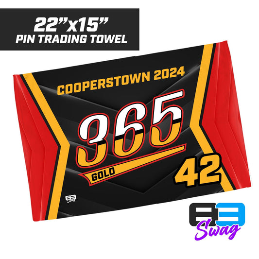 365 Baseball 2024 Edition - 22"x15" Pin Trading Towel - 83Swag