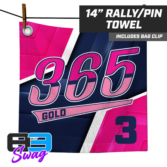 365 Baseball PINK 2024 Edition - 14"x14" Rally Towel - 83Swag