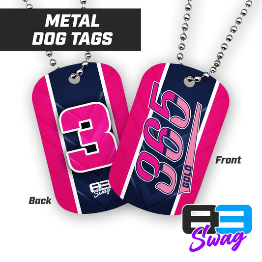 365 Baseball PINK 2024 Edition - Double Sided Dog Tags - Includes Chain - 83Swag