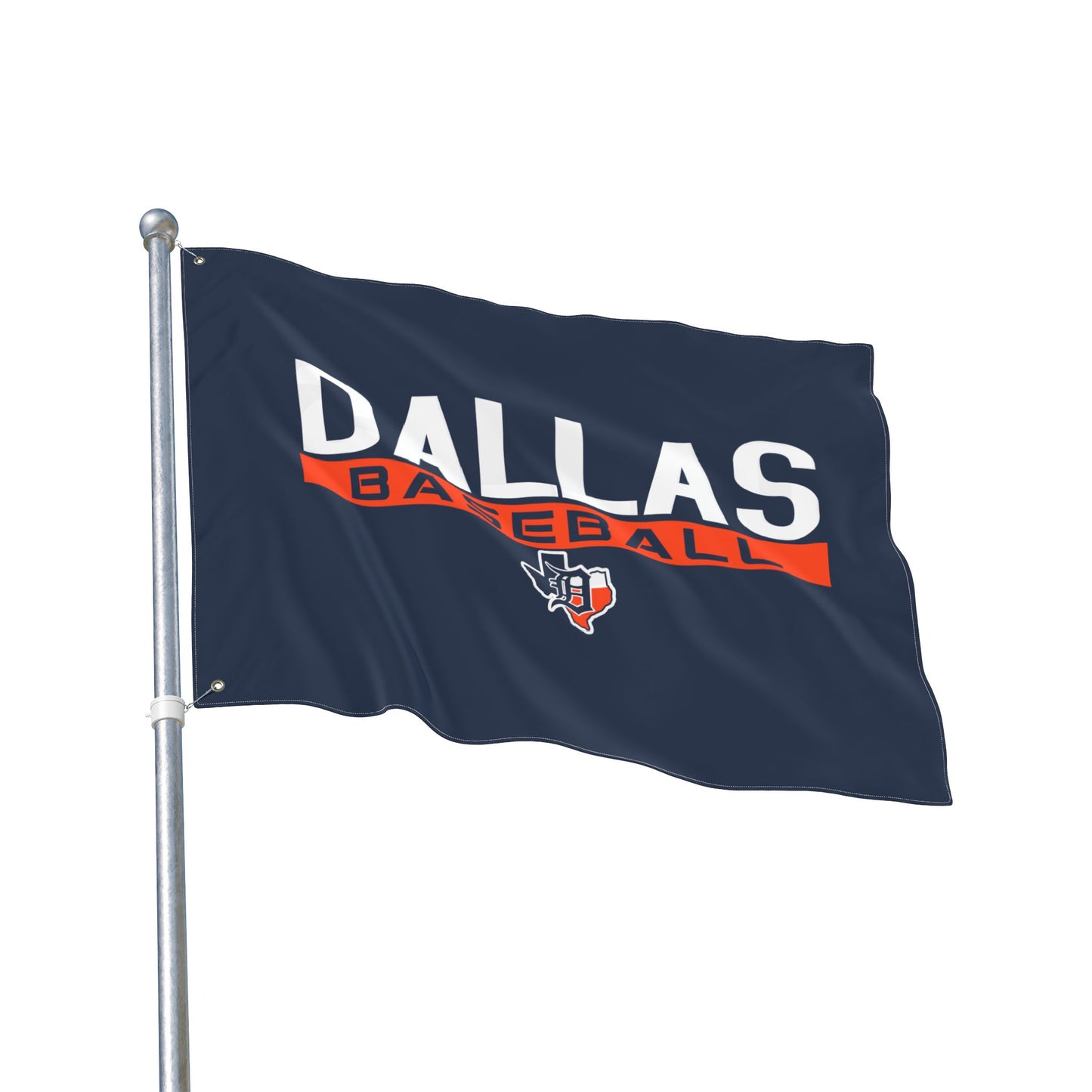 Double Sided Flag Dallas Tigers Baseball