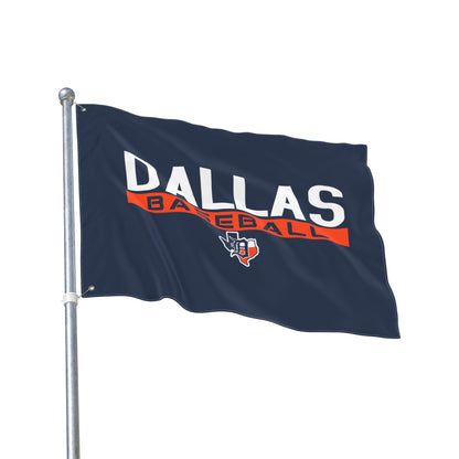 Double Sided Flag Dallas Tigers Baseball