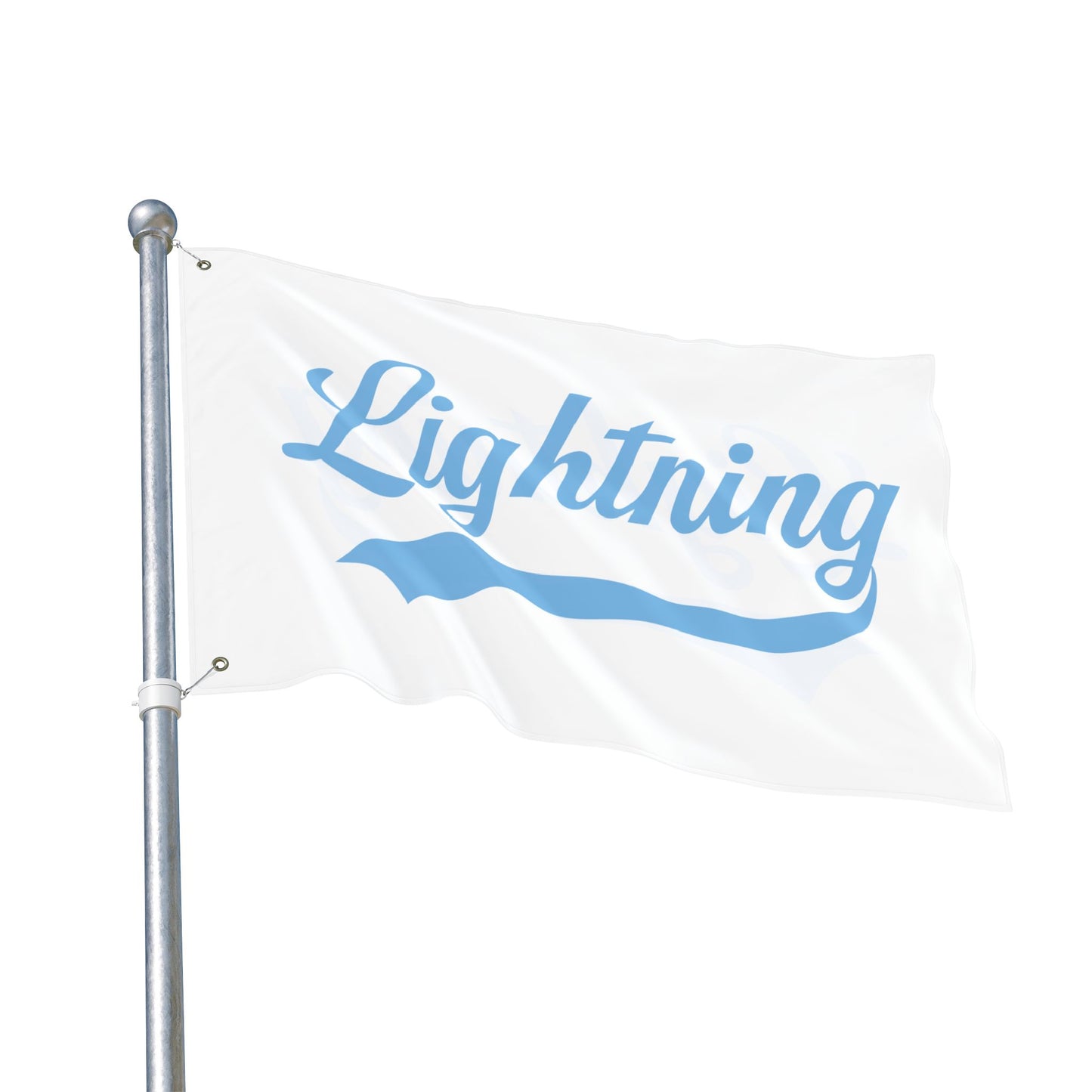 Double Sided Flag Lightning Baseball