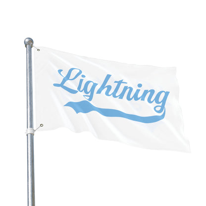 Double Sided Flag Lightning Baseball