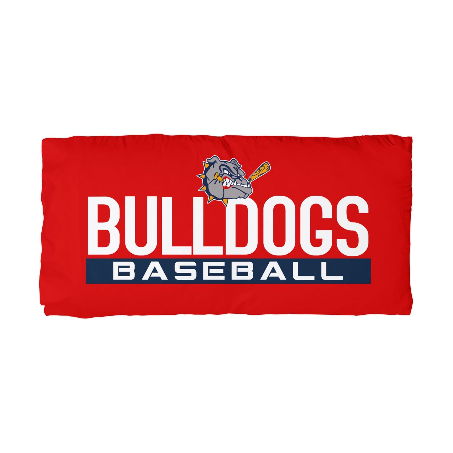 Microfiber Pillowcase Bloomingdale Bulldogs Baseball