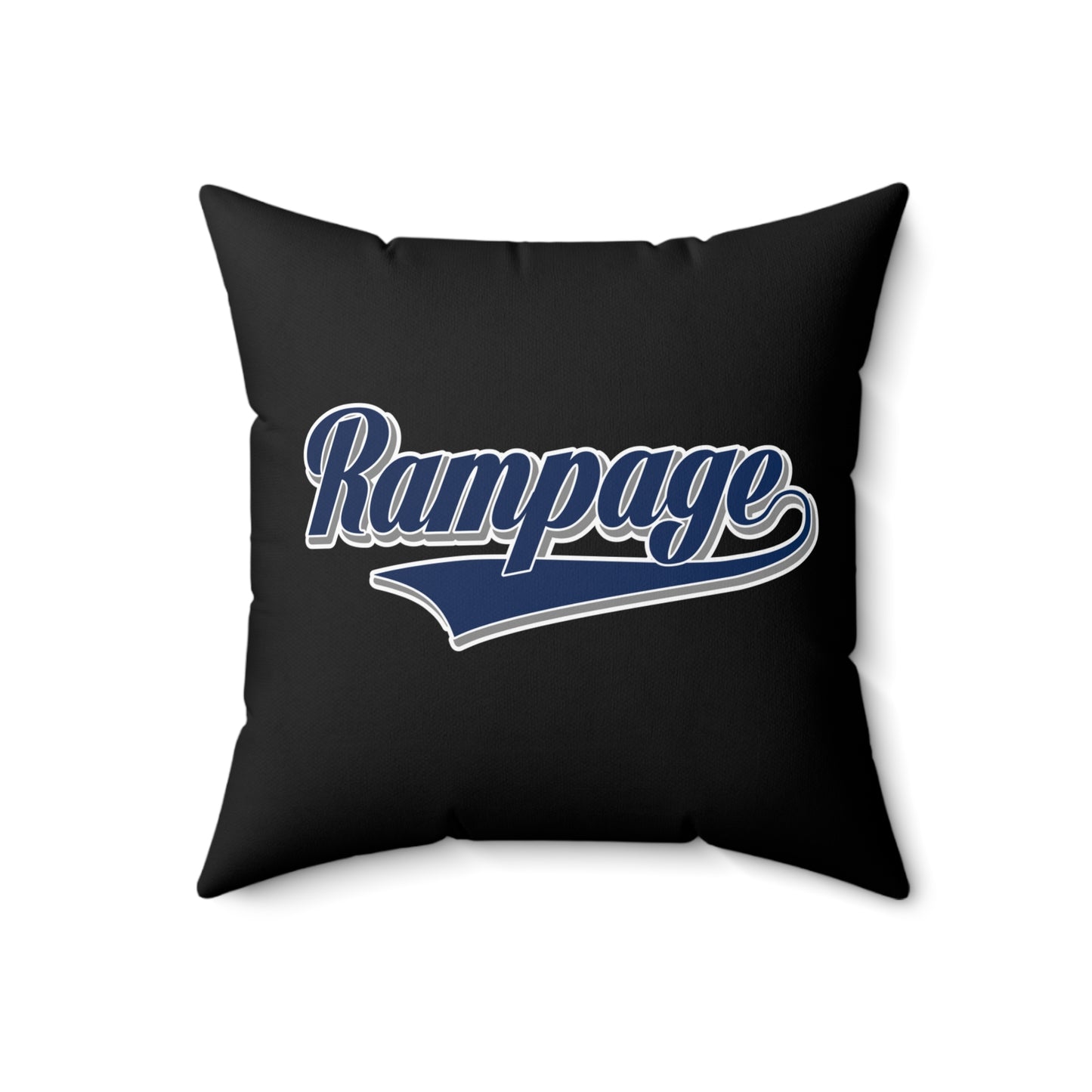 Spun Polyester Square Pillow Mississippi Rampage