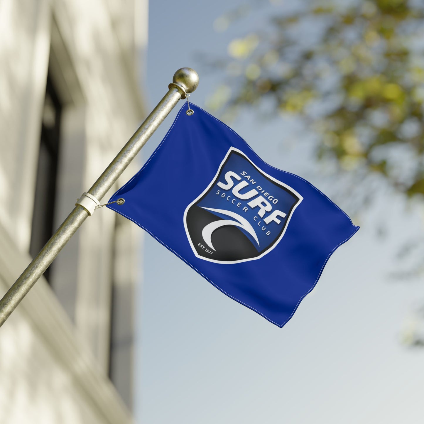Double Sided Flag San Diego Surf Soccer