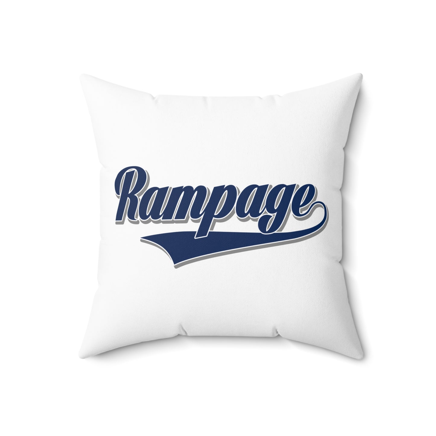 Spun Polyester Square Pillow Mississippi Rampage