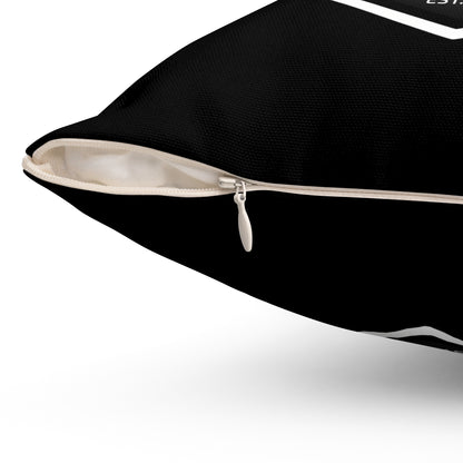 Spun Polyester Square Pillow San Diego Surf Soccer