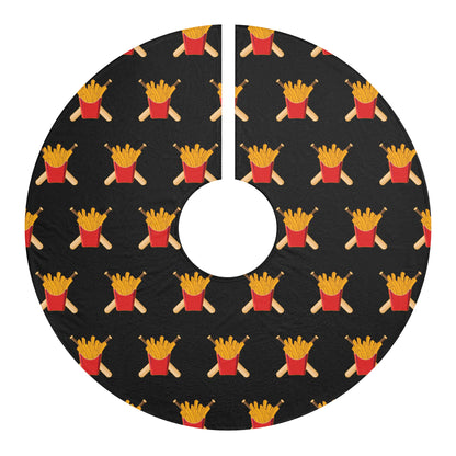 Christmas Tree Skirts Team Rally Fries
