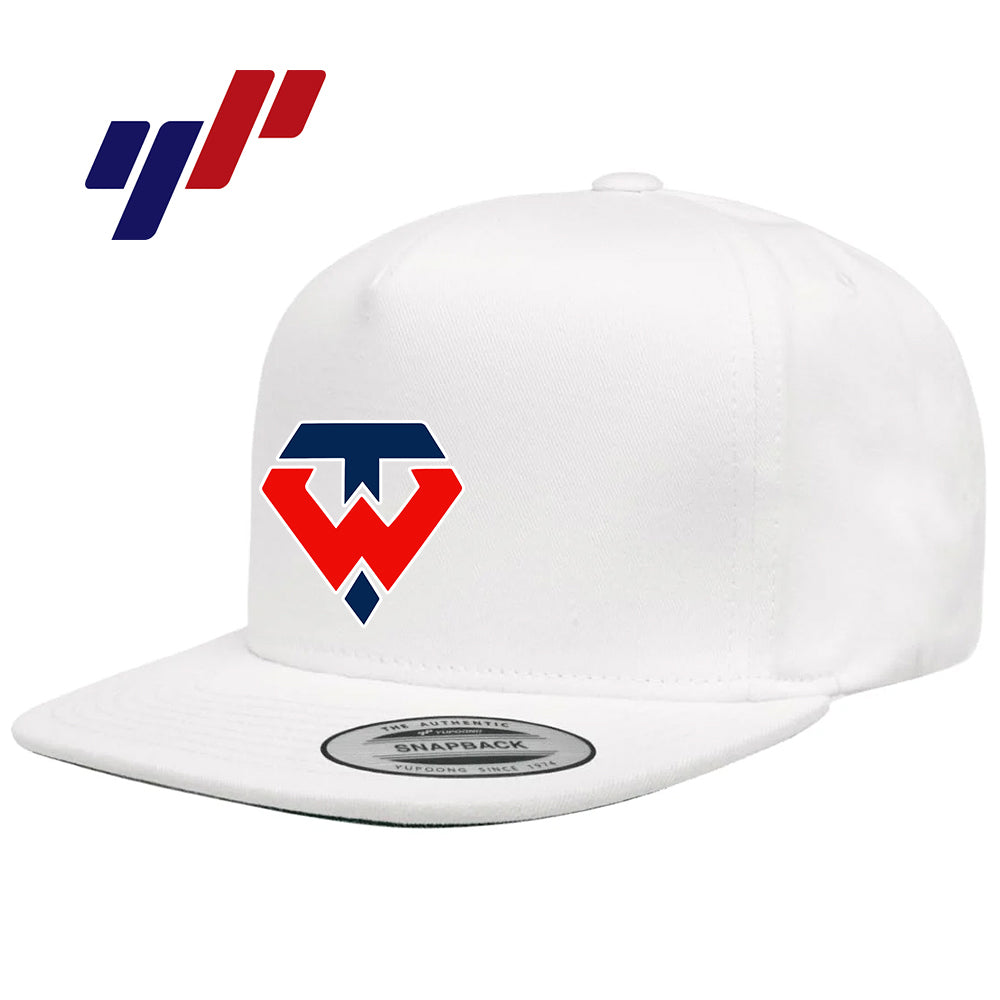 Yupoong Y6007 Adult 5-Panel Cotton Twill Snapback Cap - Tampa Warriors Baseball