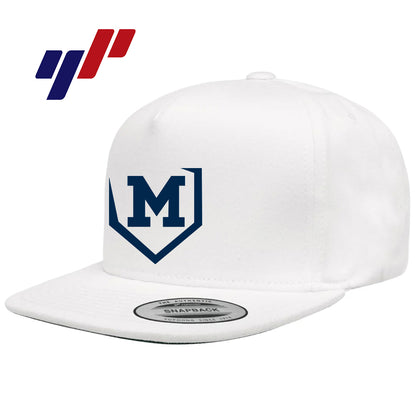 Yupoong Y6007 Adult 5-Panel Cotton Twill Snapback Cap - Midland Bandits Baseball