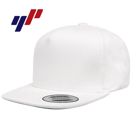 DIY - Yupoong Y6007 Adult 5-Panel Cotton Twill Snapback Cap