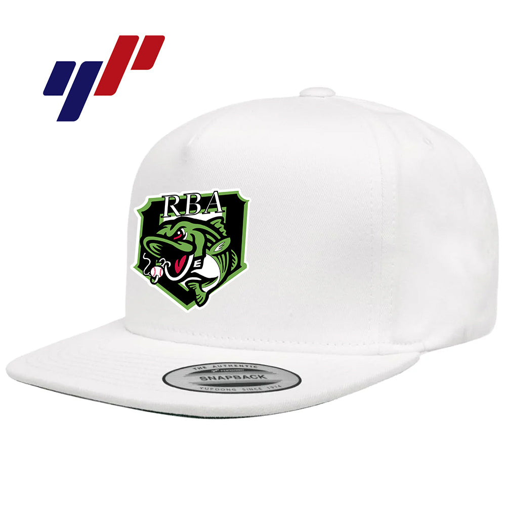 Yupoong Y6007 Adult 5-Panel Cotton Twill Snapback Cap - RBA Stripers Baseball