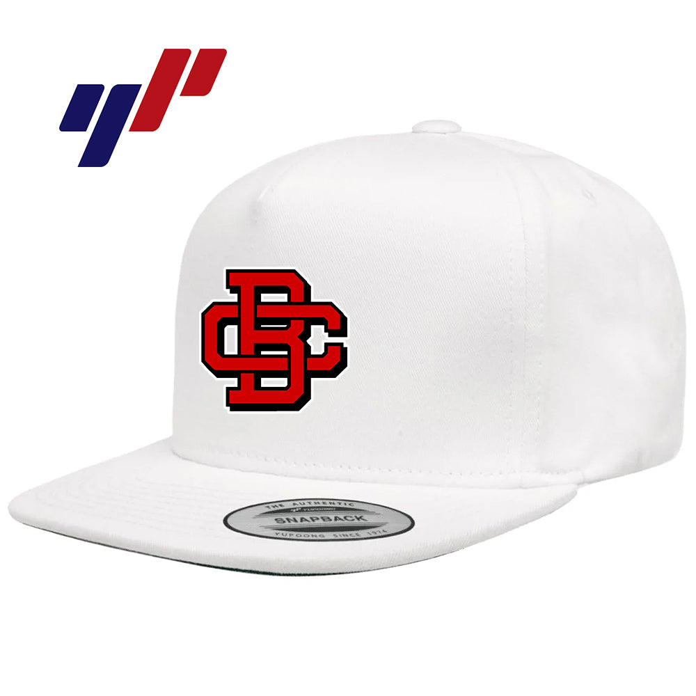 Yupoong Y6007 Adult 5-Panel Cotton Twill Snapback Cap - Creeks Baseball Club - CBC