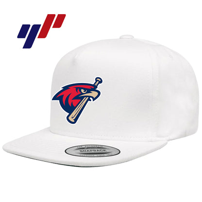 Yupoong Y6007 Adult 5-Panel Cotton Twill Snapback Cap - MSA Redtails Baseball