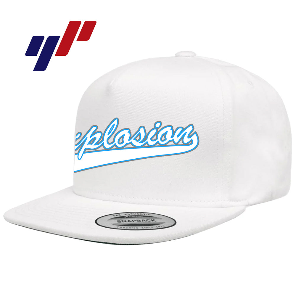 Yupoong Y6007 Adult 5-Panel Cotton Twill Snapback Cap - Explosion Softball