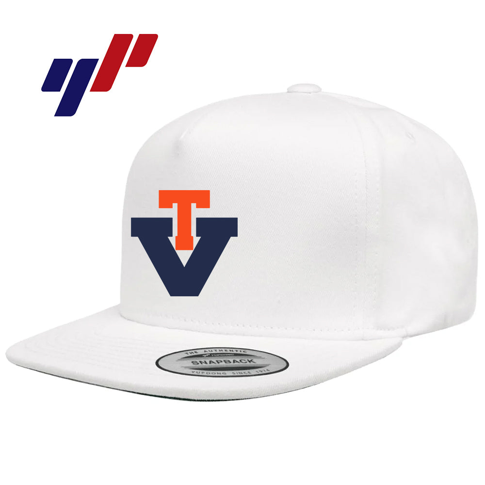 Yupoong Y6007 Adult 5-Panel Cotton Twill Snapback Cap - Team Virginia Baseball