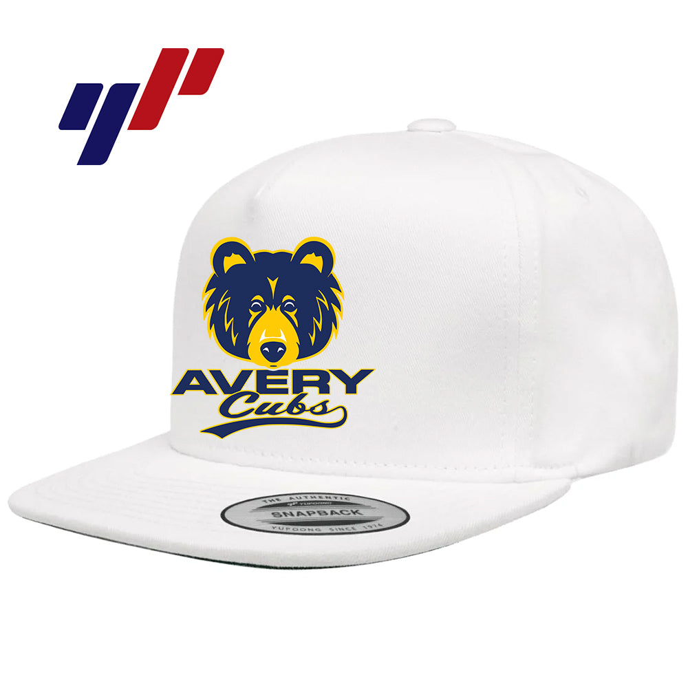 Yupoong Y6007 Adult 5-Panel Cotton Twill Snapback Cap - Avery Cubs
