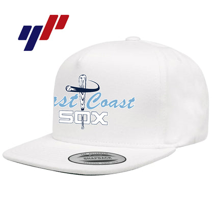 Yupoong Y6007 Adult 5-Panel Cotton Twill Snapback Cap - East Coast Sox