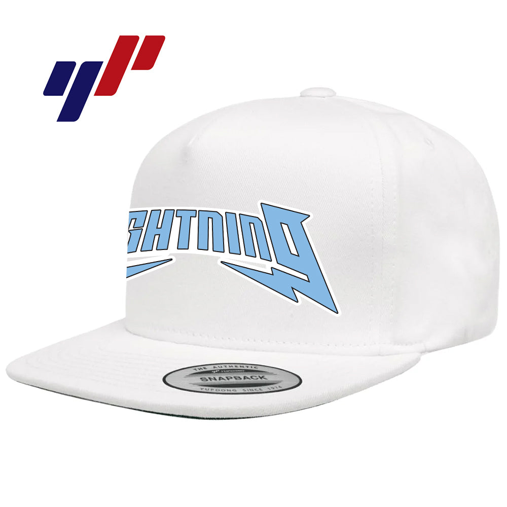 Yupoong Y6007 Adult 5-Panel Cotton Twill Snapback Cap - Lightning Baseball