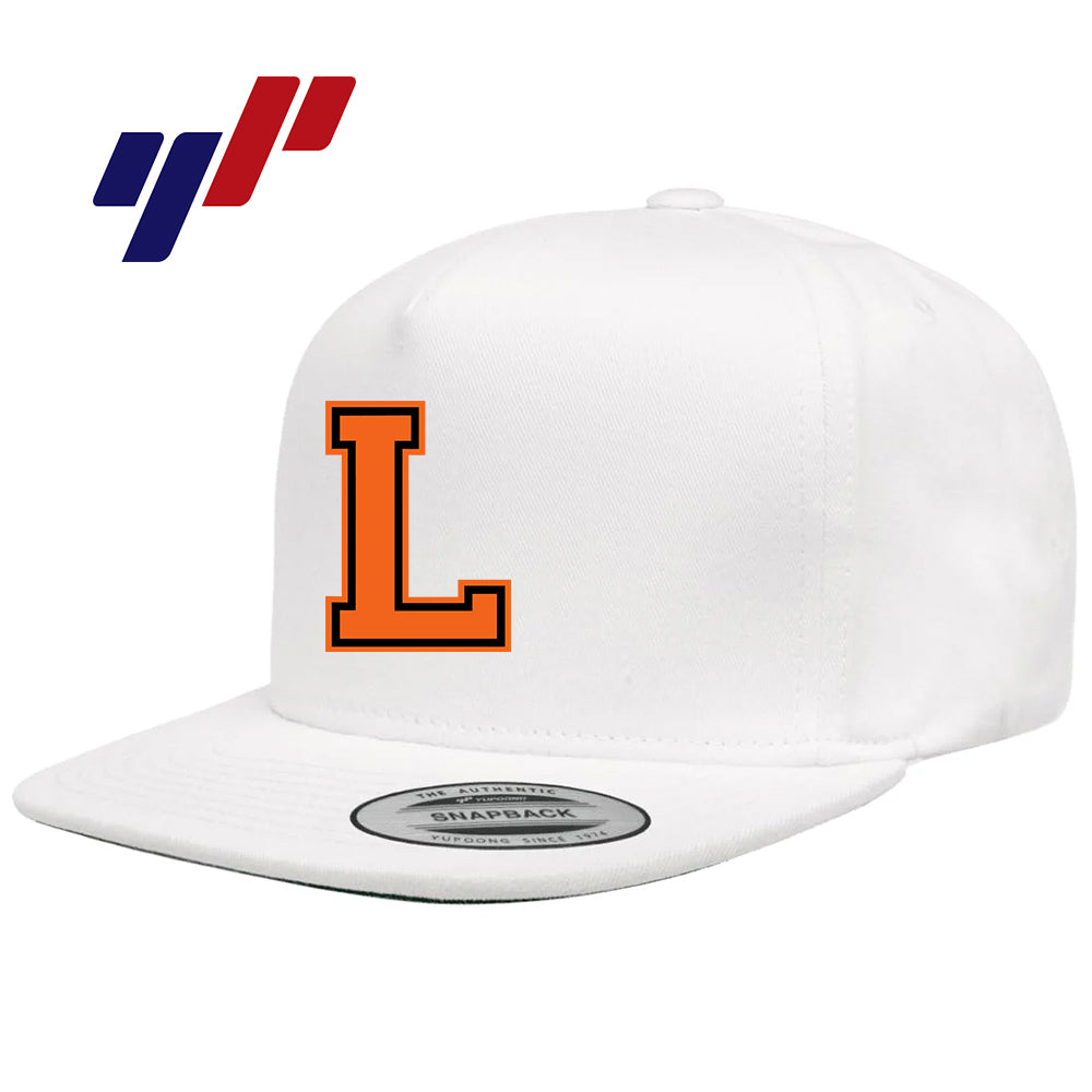 Yupoong Y6007 Adult 5-Panel Cotton Twill Snapback Cap - Longwood Wrestling