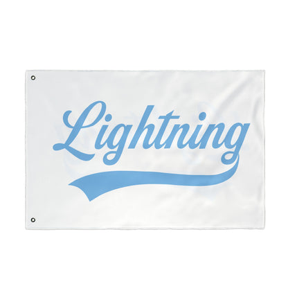 Double Sided Flag Lightning Baseball
