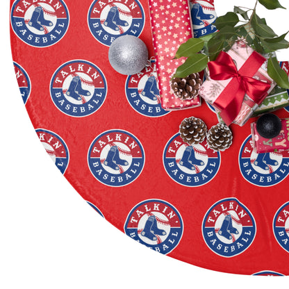 Christmas Tree Skirts Talkin' Baseball