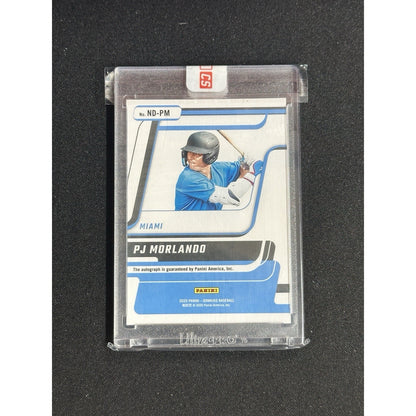 2025 Panini Donruss PJ MORLANDO Next Day Prospect On-Card Auto Marlins #ND-PM