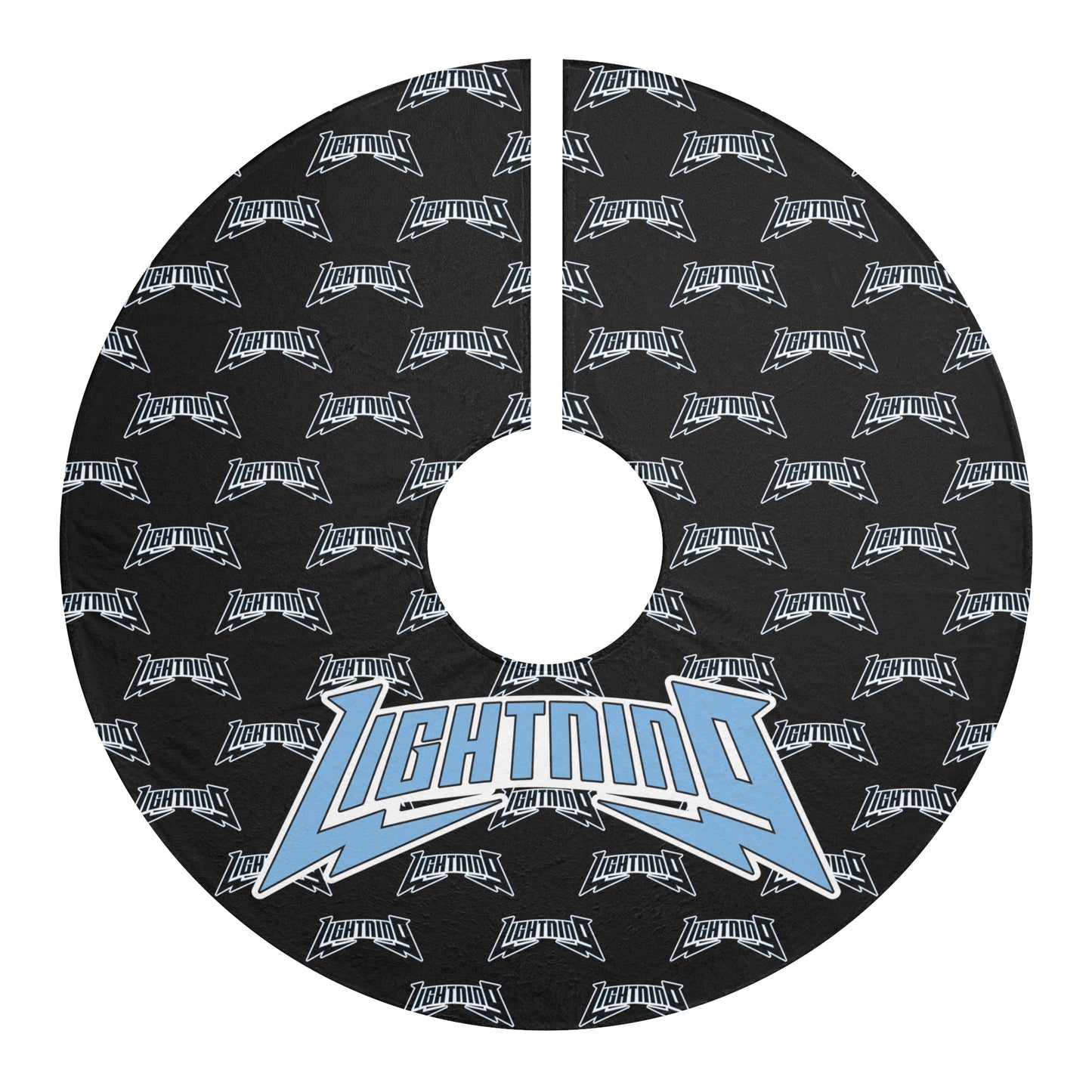 Christmas Tree Skirts Lightning Baseball