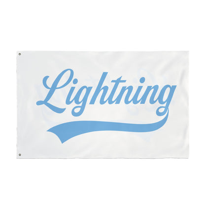 Double Sided Flag Lightning Baseball