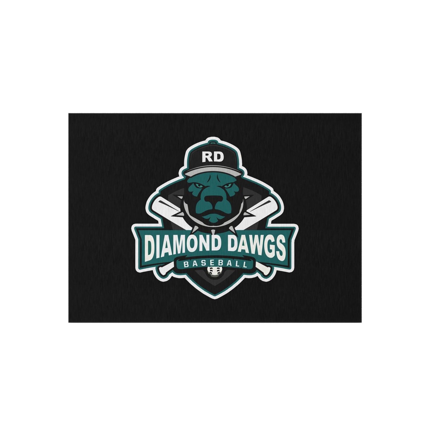 Outdoor Rug Diamond Dawgs Baseball