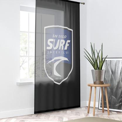 Window Curtain San Diego Surf Soccer