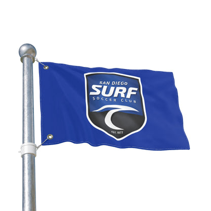 Double Sided Flag San Diego Surf Soccer
