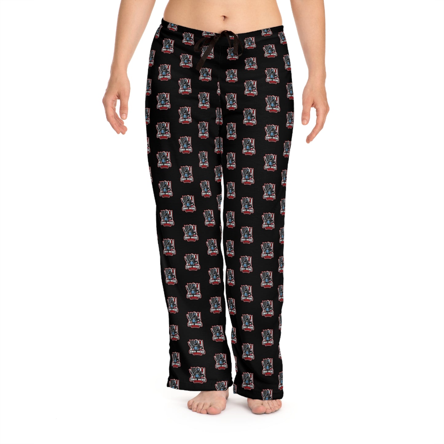 Women's Pajama Pants (AOP) Swat Medic Cards
