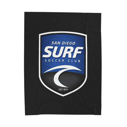 Velveteen Plush Blanket San Diego Surf Soccer
