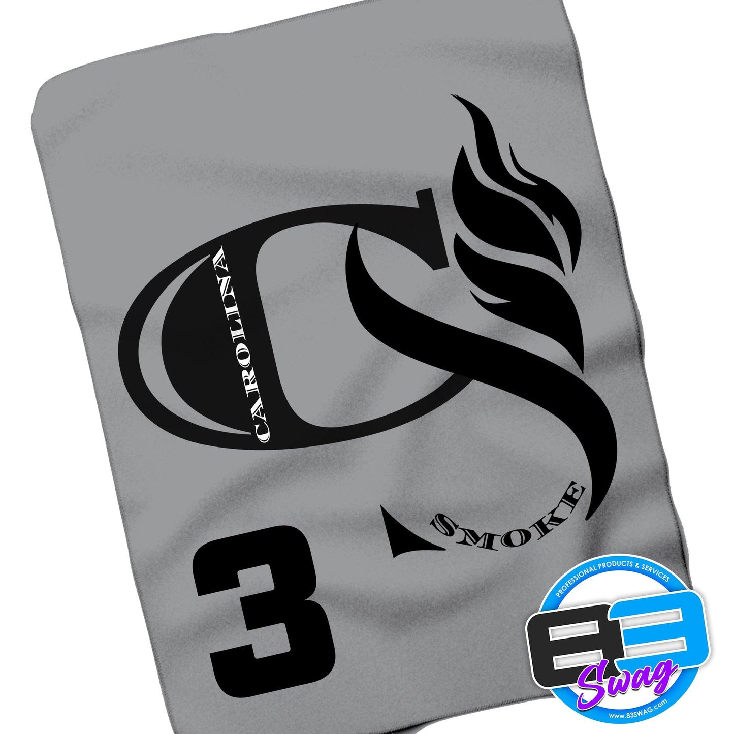 50”x60” Plush Sherpa Blanket - Carolina Smoke - 83Swag