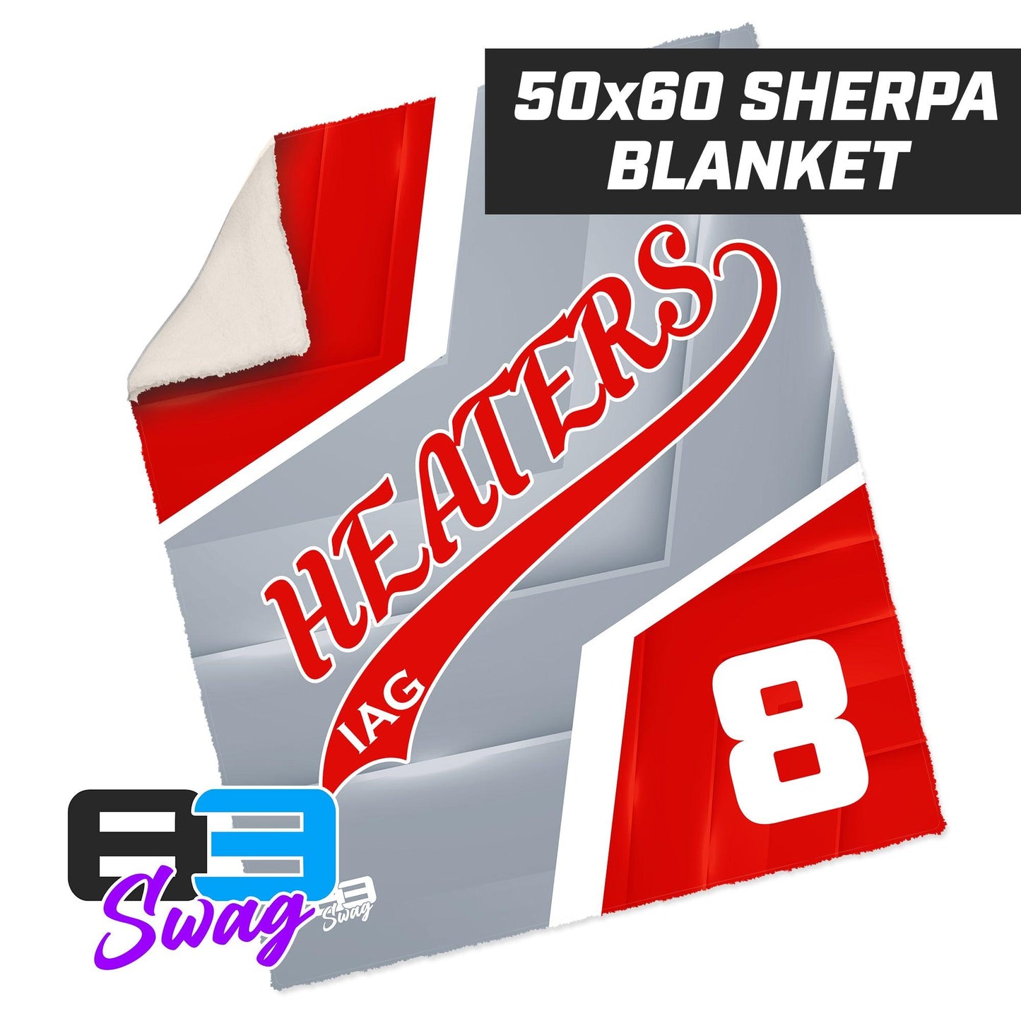 50”x60” Plush Sherpa Blanket - IAG Heaters - 83Swag