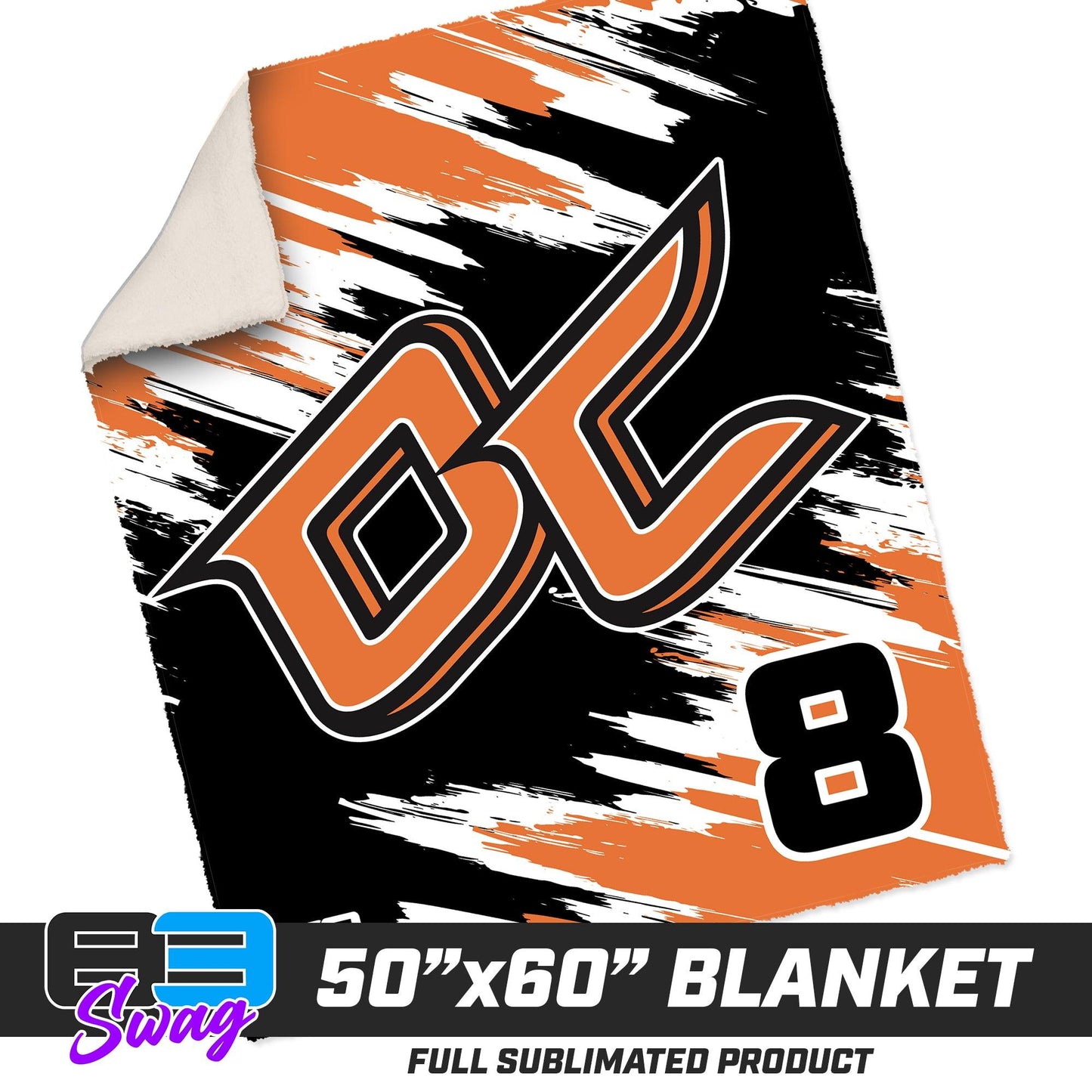 50”x60” Plush Sherpa Blanket - Orange County Hockey Club - 83Swag