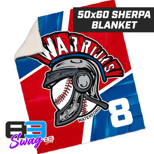 50”x60” Plush Sherpa Blanket - Waterford Warriors - 83Swag