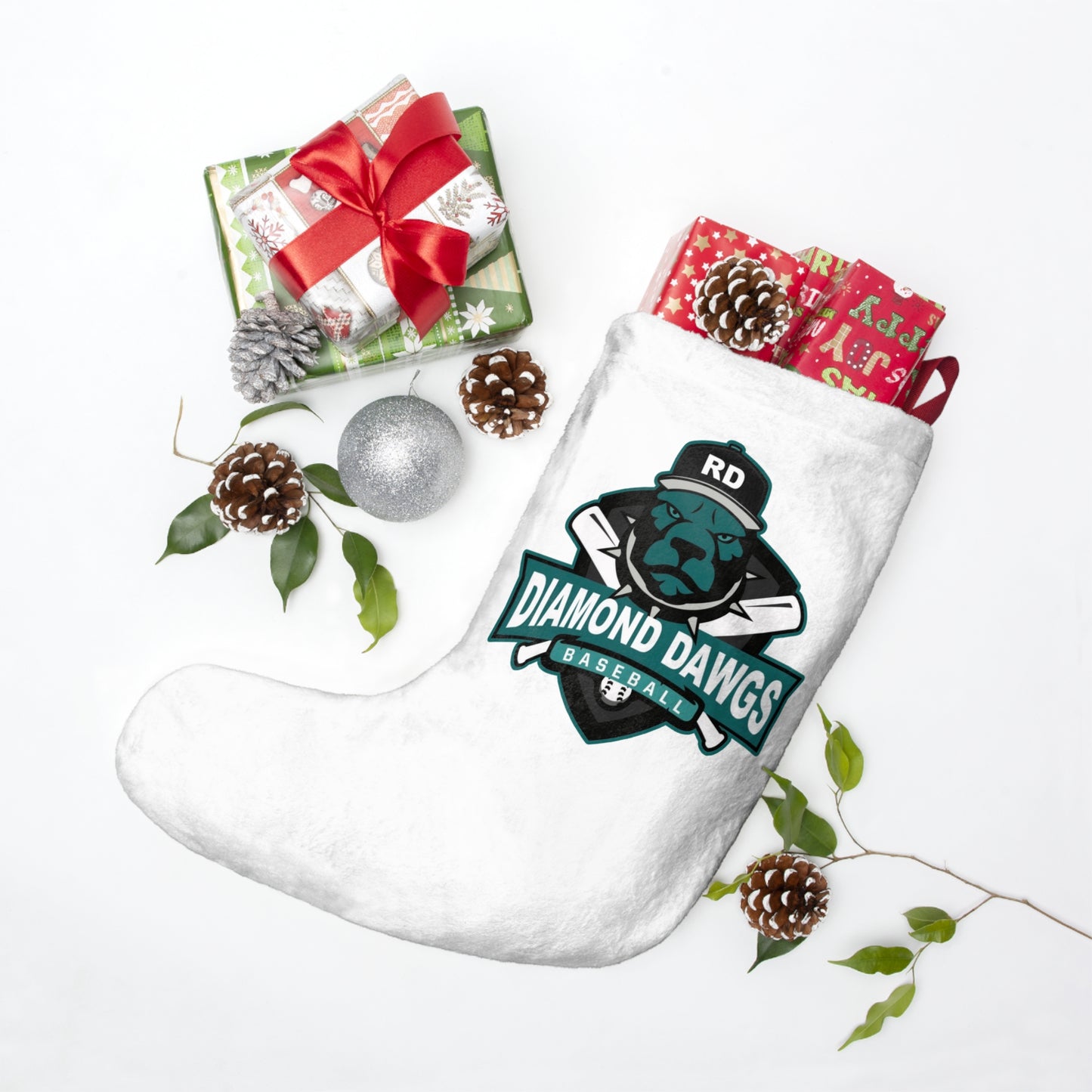 Christmas Stockings Diamond Dawgs Baseball