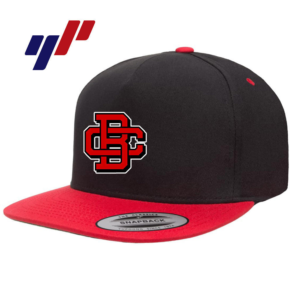 Yupoong Y6007 Adult 5-Panel Cotton Twill Snapback Cap - Creeks Baseball Club - CBC