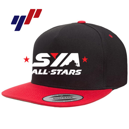 Yupoong Y6007 Adult 5-Panel Cotton Twill Snapback Cap - SYA All-Stars