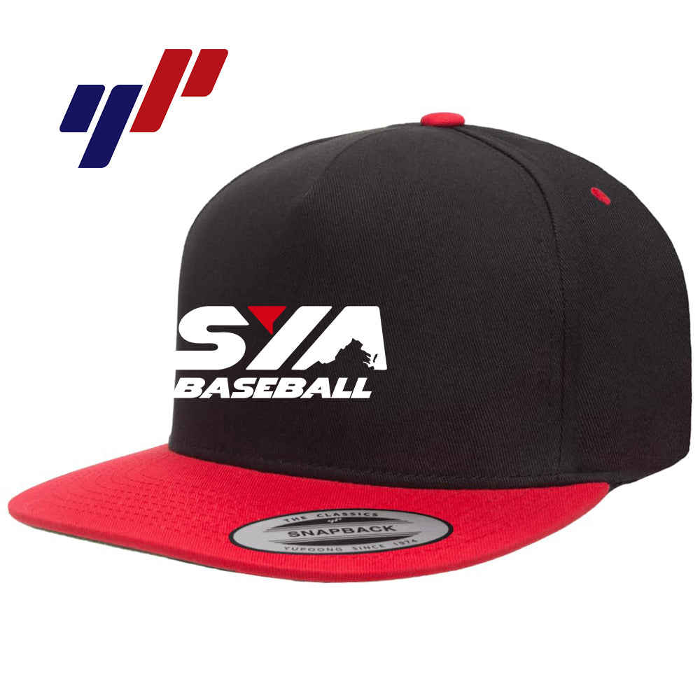 Yupoong Y6007 Adult 5-Panel Cotton Twill Snapback Cap - SYA Baseball